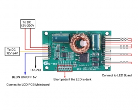 Universal Drive Board LED14-65 Inch LCD TV Backlight Strip Booster Board Power Constant Current High Voltage Board